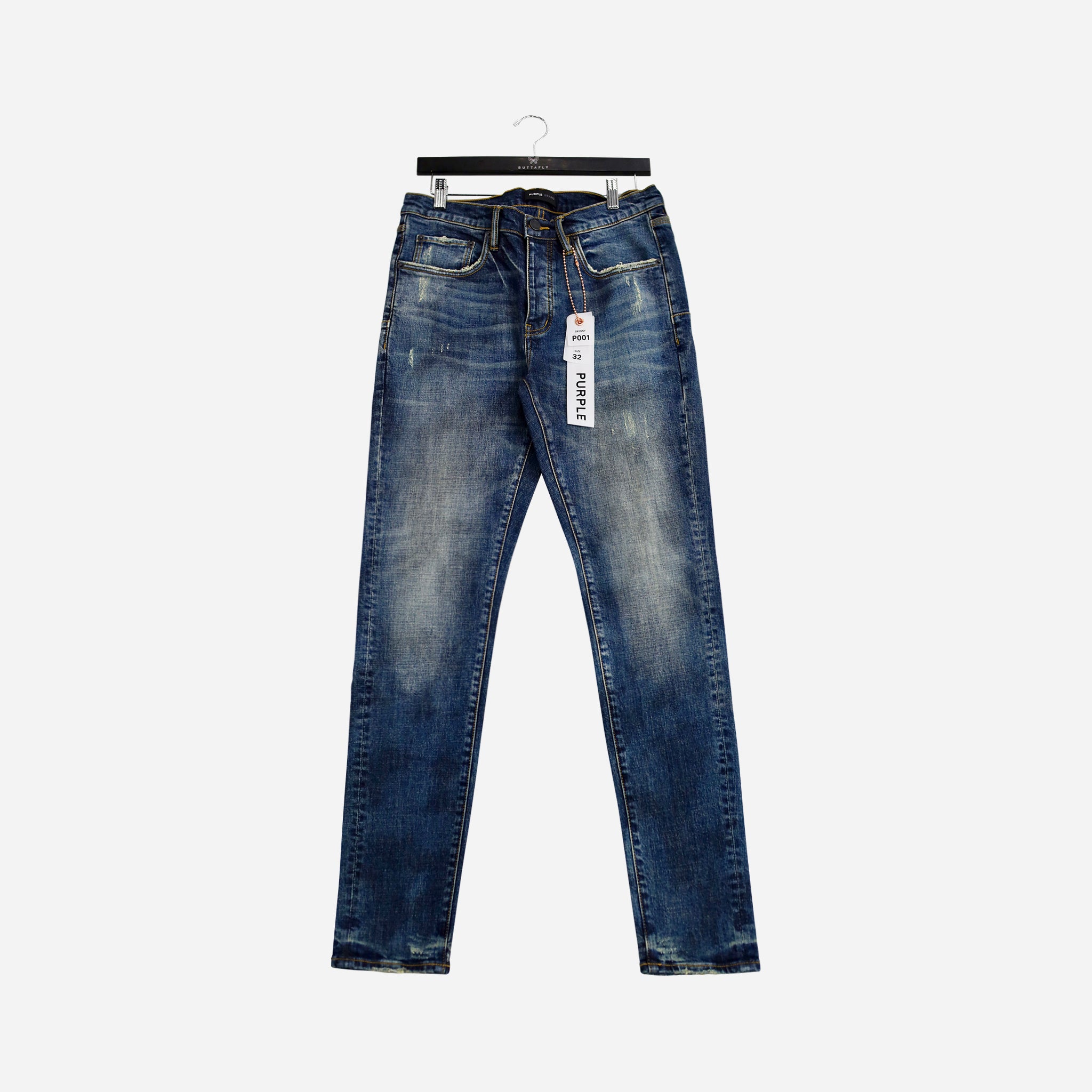Buttafly: Purple Brand Perforated Denim - Shop Now