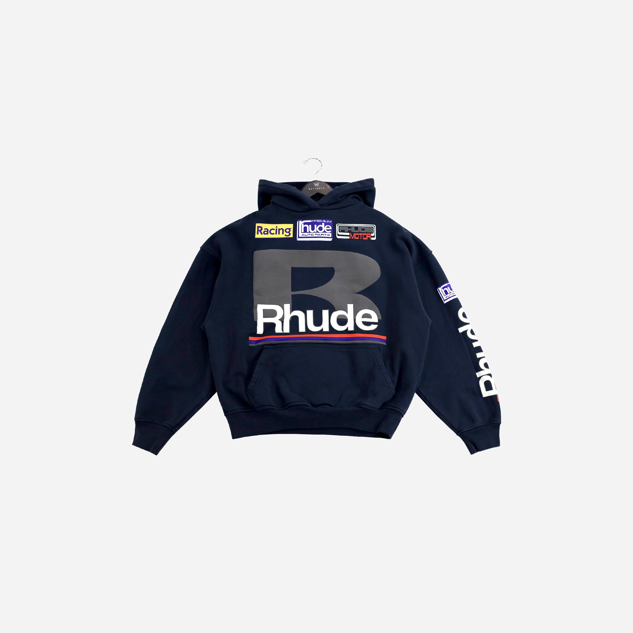 Rhude Petrol Patch Hoodie RHSS25HOO4012 – Buttafly Rhude Petrol Patch Hoodie RHSS25HOO4012 – Buttafly