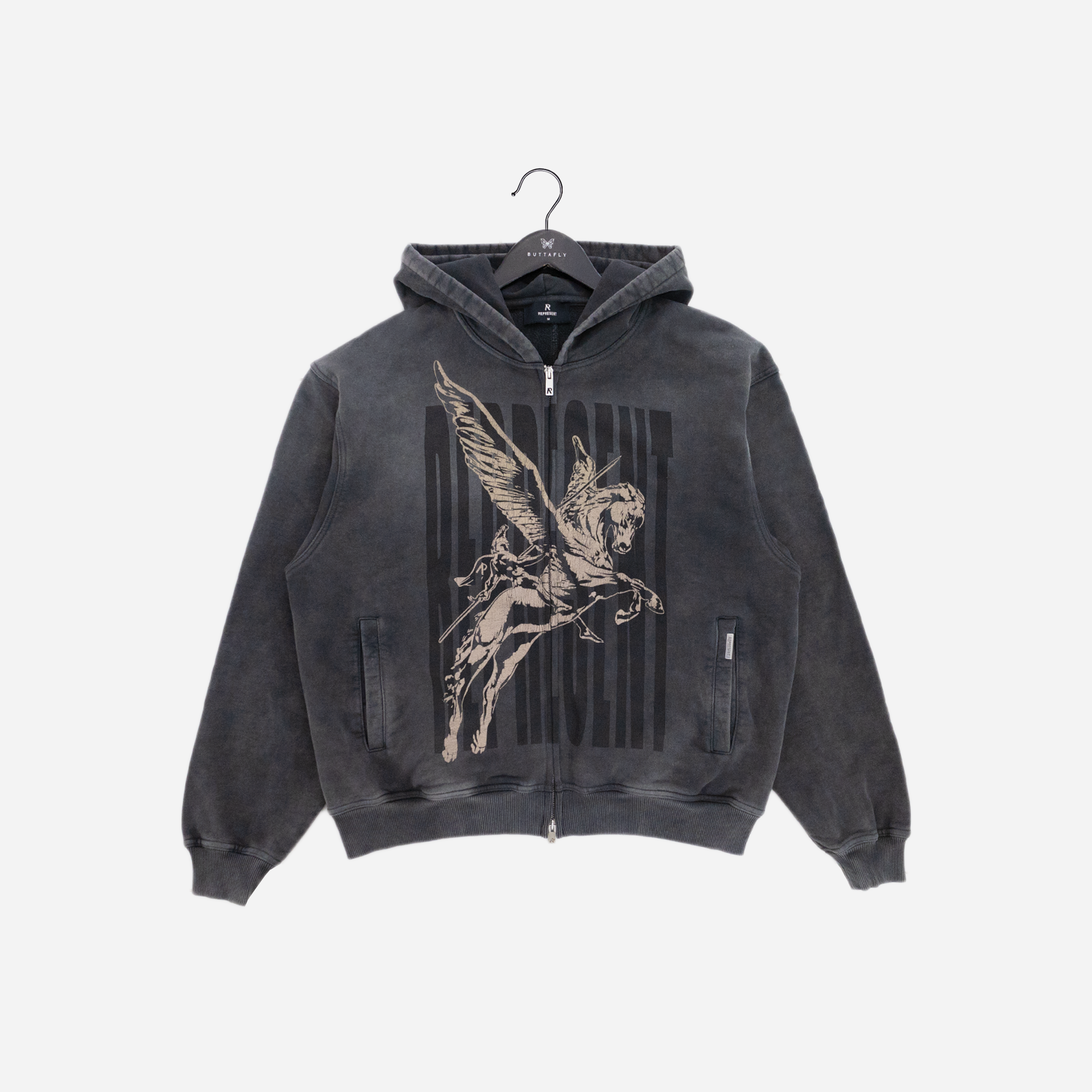 Represent Spirits Mascot Zip Hoodie MLM405-444 – Buttafly Represent Spirits Mascot Zip Hoodie MLM405-444 – Buttafly