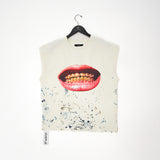 Purple slvless top whisper white M1072-Twws325