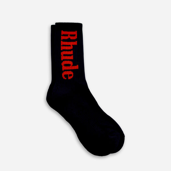 Rhude Vertical Logo Sock RHFW24SO01884