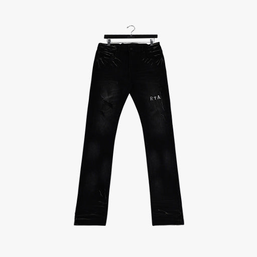 RtA Olivier Worn Out Black Denim MF24D683-B1838WOUBL