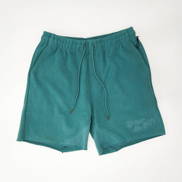 Honor the gift block party reverse terry short /Green Htg250220