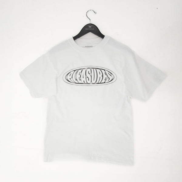PLEASURES TEE -SANDBLAST T-SHIRT P25SU044-WHITE