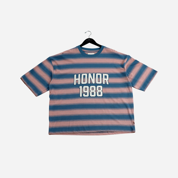 Honor The Gift 1988 Box Stripe Tee Pink HTG240348