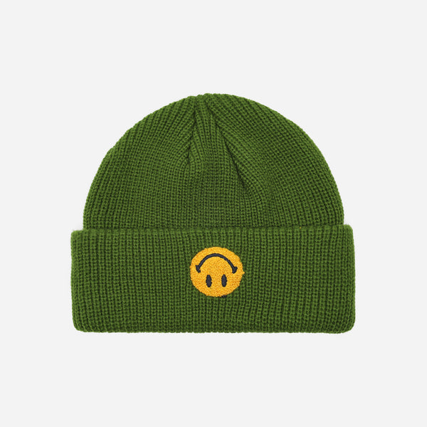 Market Smiley Upside Down Beanie Kelp 390000453