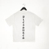 PLEASURES -HEAVYWEIGHT SHIRT -P25SU022-WHITE