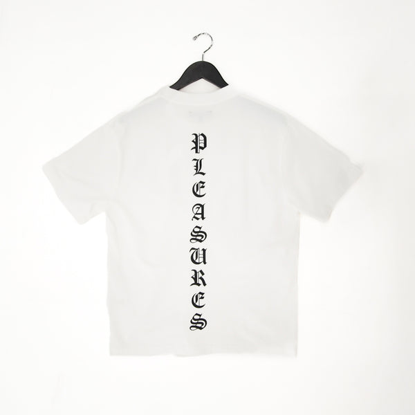 PLEASURES -HEAVYWEIGHT SHIRT -P25SU022-WHITE