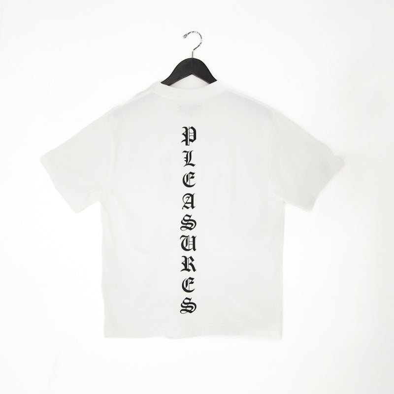 PLEASURES -HEAVYWEIGHT SHIRT -P25SU022-WHITE