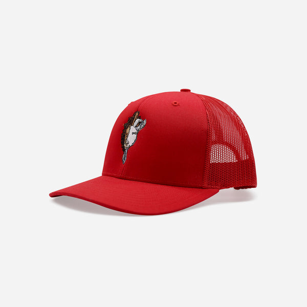 Lowkey Giants Trucker Hat - Red/ Red