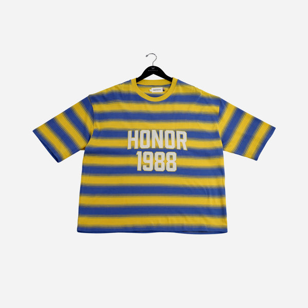 Honor The Gift 1988 Box Stripe Tee Yellow HTG240348