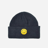 Market Smiley Upside Down Beanie Black 390000453