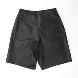 PLEASURES -Plaster baggy shorts P25SU025-Black