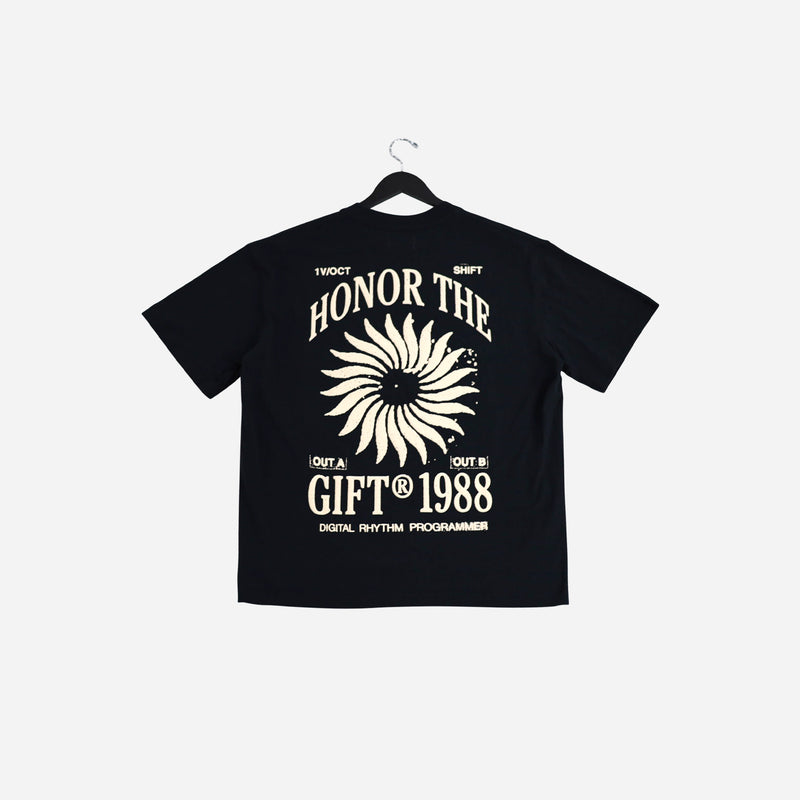 Honor The Gift Sunray Logo Tee Black HTG240343