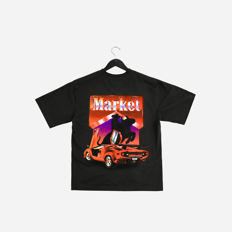 Market Bullrider T-Shirt Washed Black 399001939