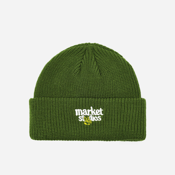 Market Smiley Upside Down Beanie Kelp 390000453