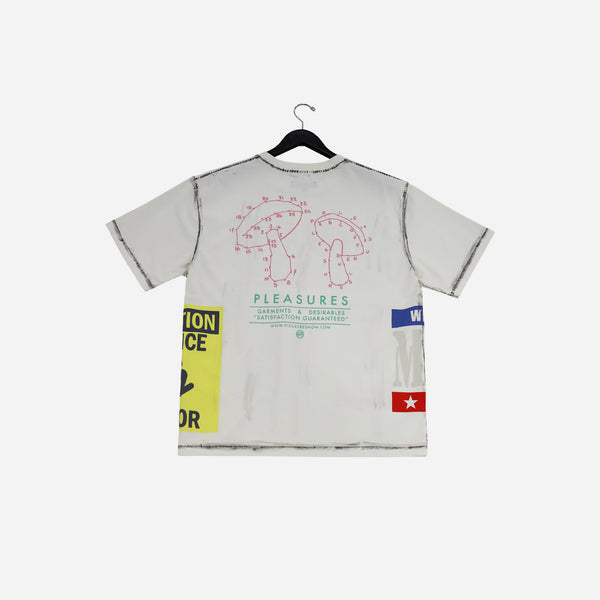 Pleasures Evolution Heavyweight T-Shirt P24SP019-White