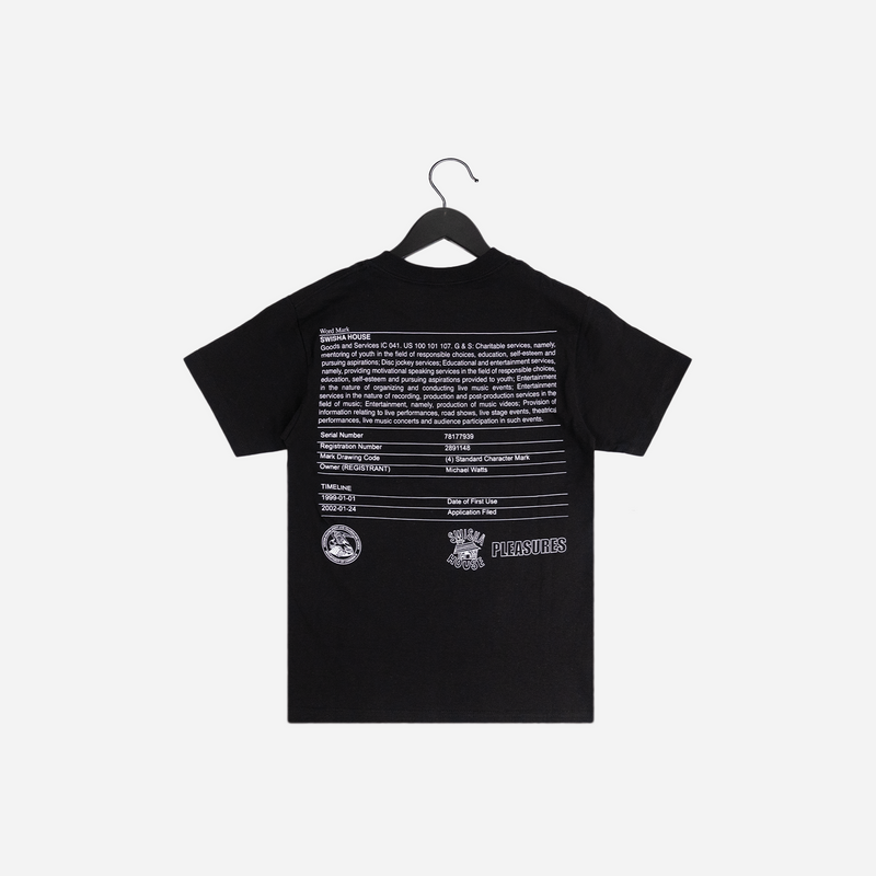 Pleasures Trademark T-Shirt P23F056-Black
