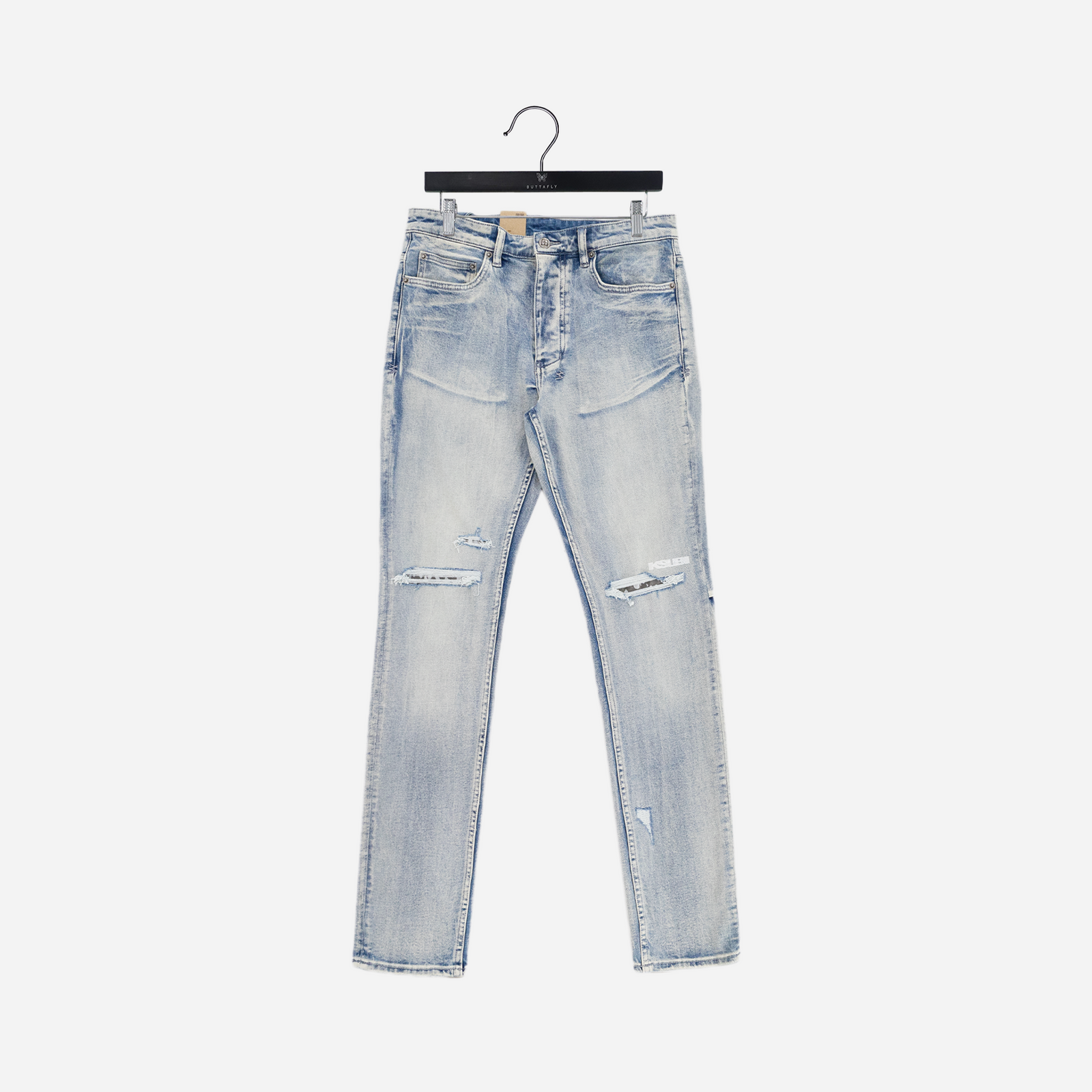 Ksubi Chitch Punk Blue Shred Jeans: Shop Now at Buttafly