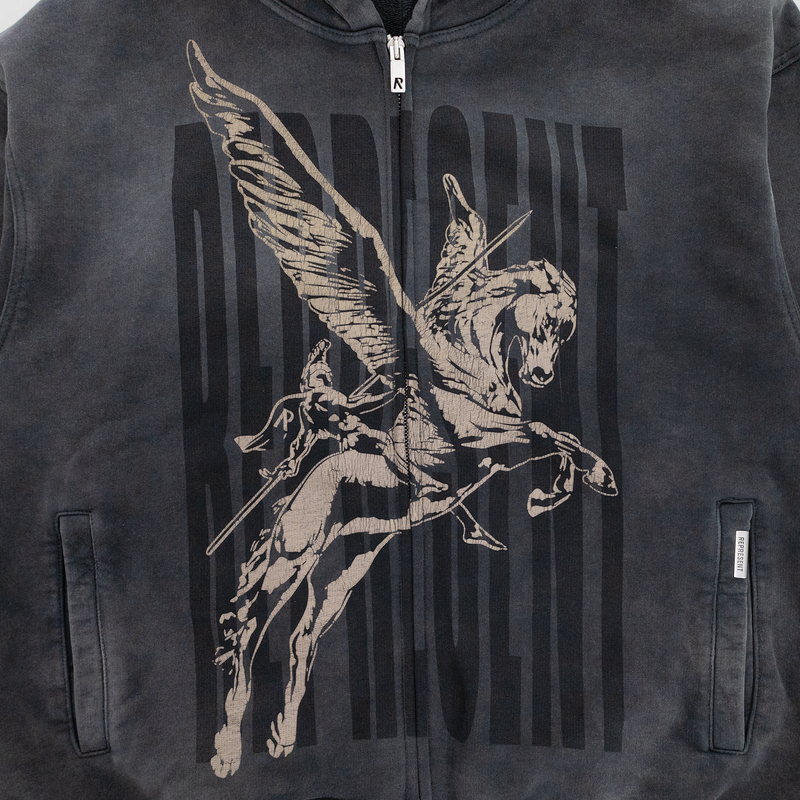 Represent Spirits Mascot Zip Hoodie by Buttafly | Shop Now Represent Spirits Mascot Zip Hoodie by Buttafly | Shop Now