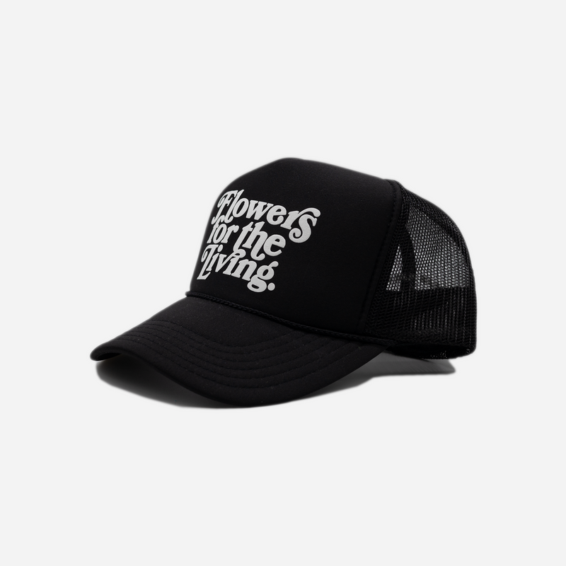 Chelsea Flwr Mrkt FFTL Black Trucker Hat