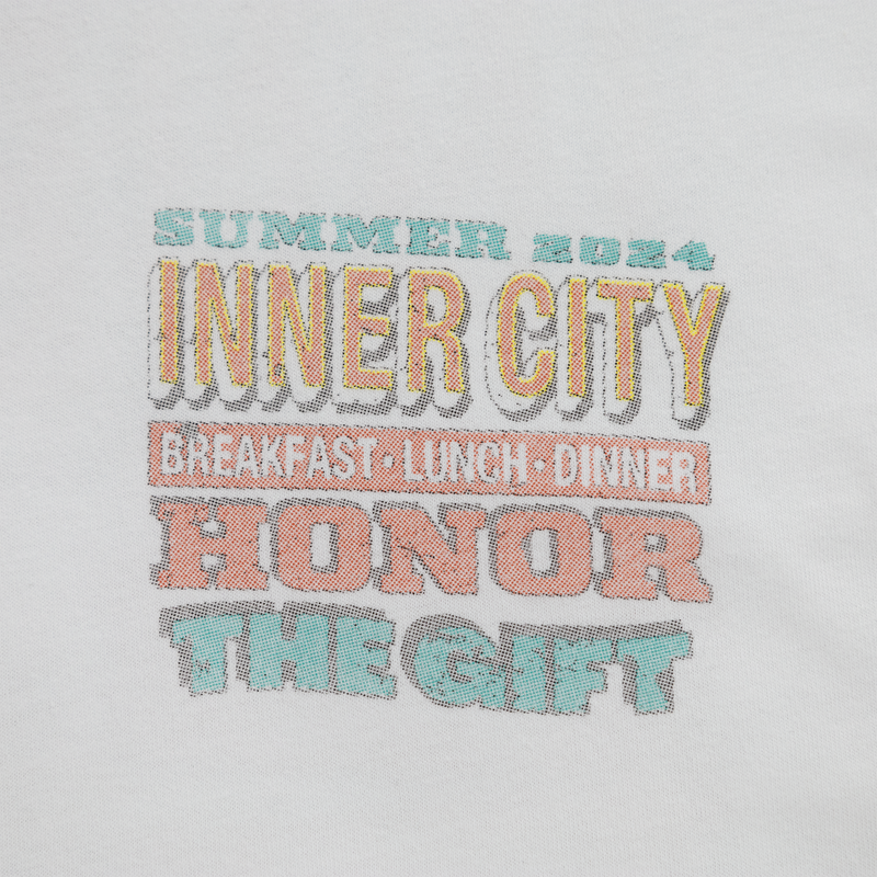 Honor The Gift HTG Burgers SS Tee HTG240246 White