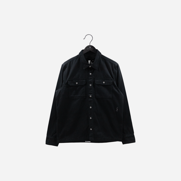 Ksubi Krystal Paradox long Sleeve Shirt Black MSP23SH002