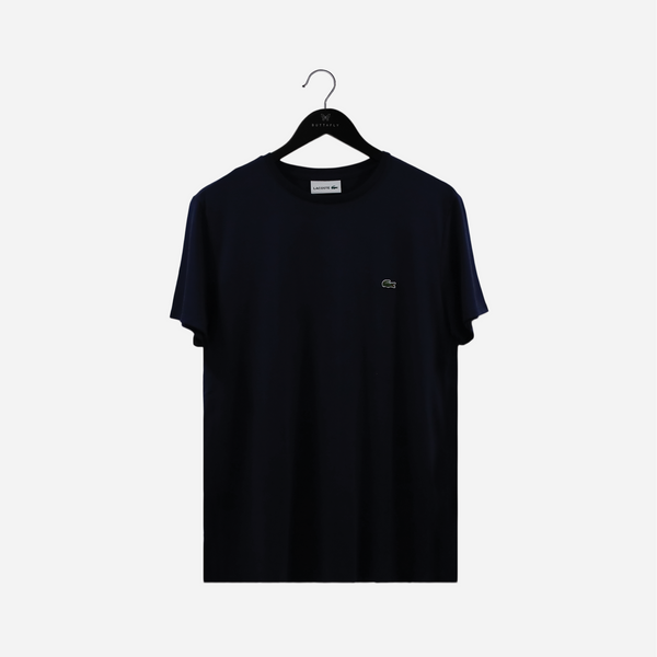 Lacoste Navy Blue Men's Crew Neck Pima Cotton Jersey T-shirt TH6709