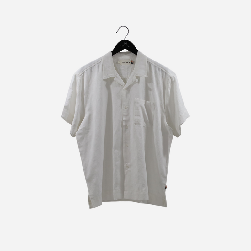 Honor The Gift Century Camp S/S Button Up Bone HTG220230