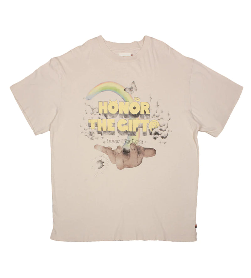 Honor The Gift Palms T-Shirt | CREAM White Htg220193