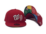 New Era MLB PATCH WORK WASHINGTON NATIONAL FITTED HAT
