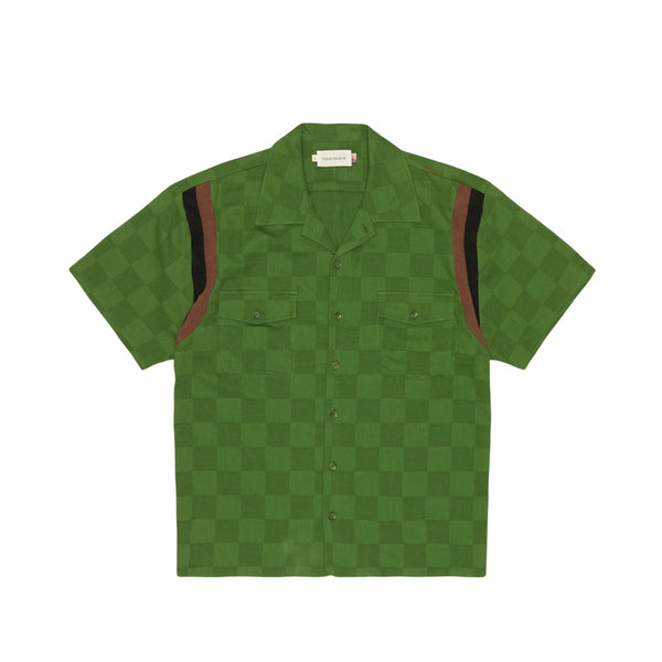 Honor The Gift JAZZ CHECKERED BUTTON UP - GREEN